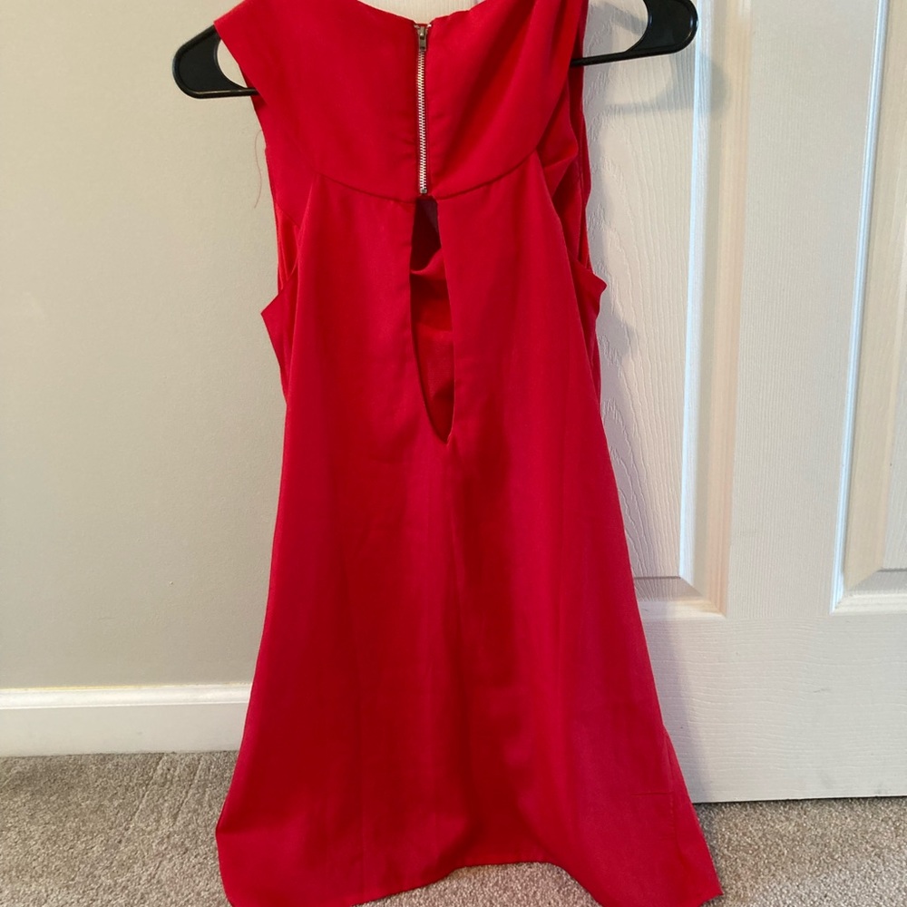 Red mini dress. Size small